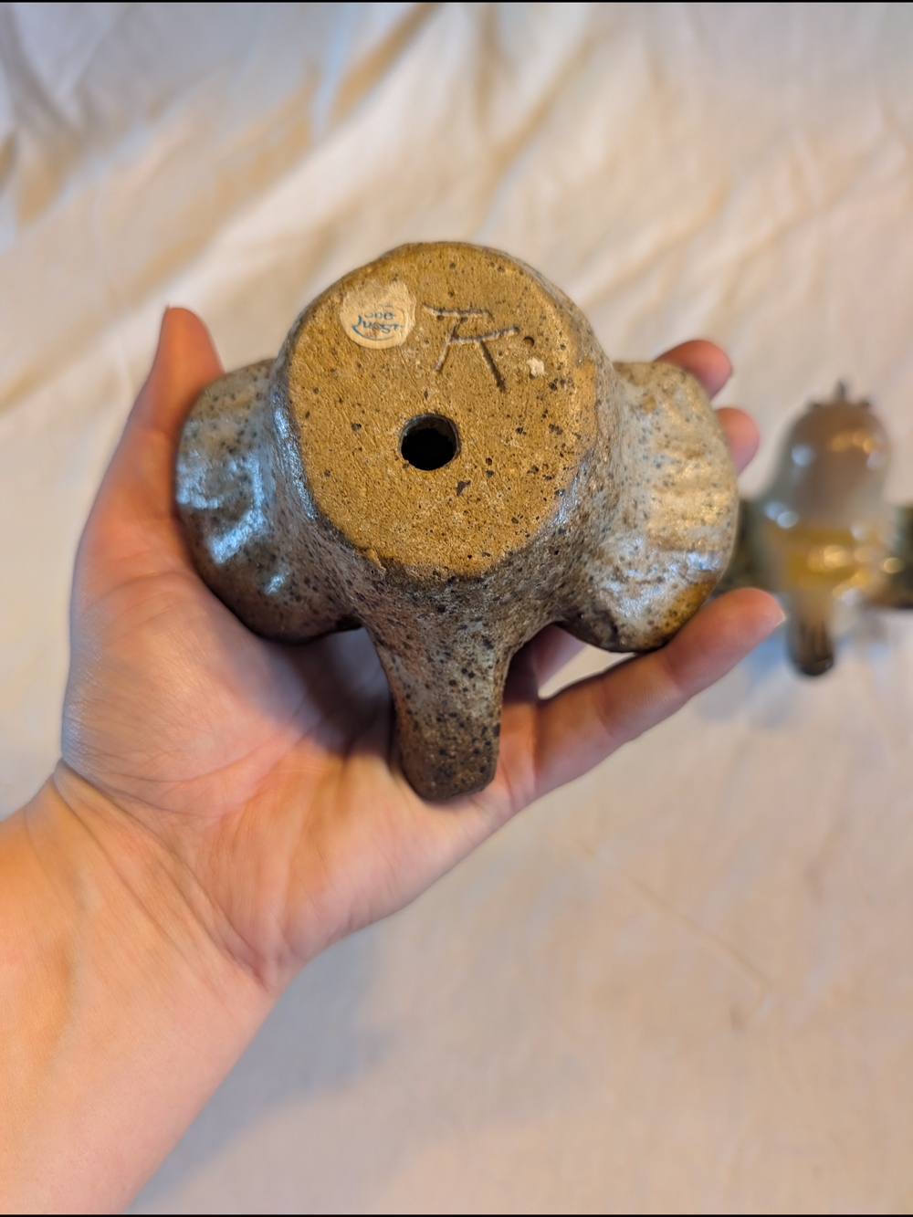 Vintage Brown and Tan Ceramic Tommy Kakinuma Bird Pair - Picture 4 of 8